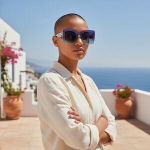 Chic Gradient Square Sunglasses